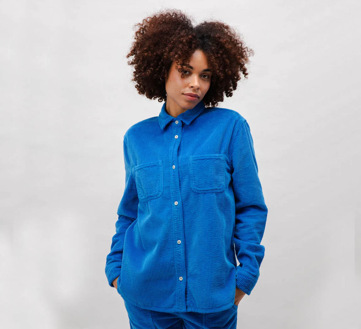 chemise femme oversize en velours Chemise velours oversize