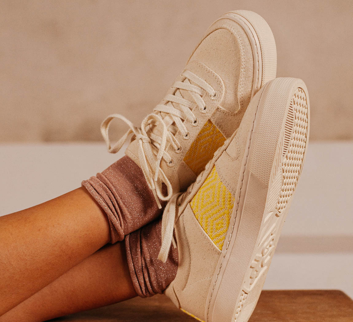 Basket vegan en toile N'GO Mai Chau Canvas