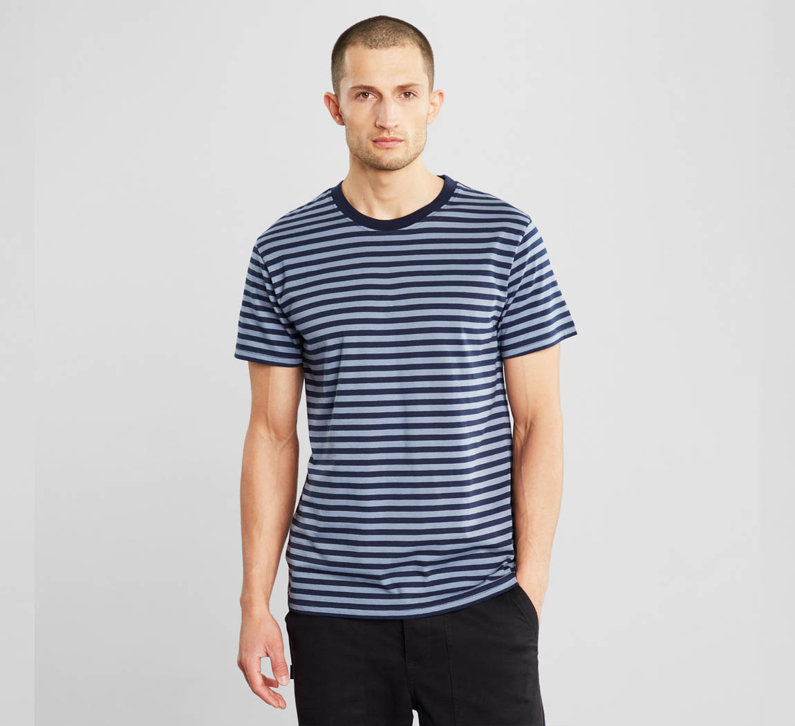 T-shirt homme en coton bio T-shirt Stockholm Jacquard