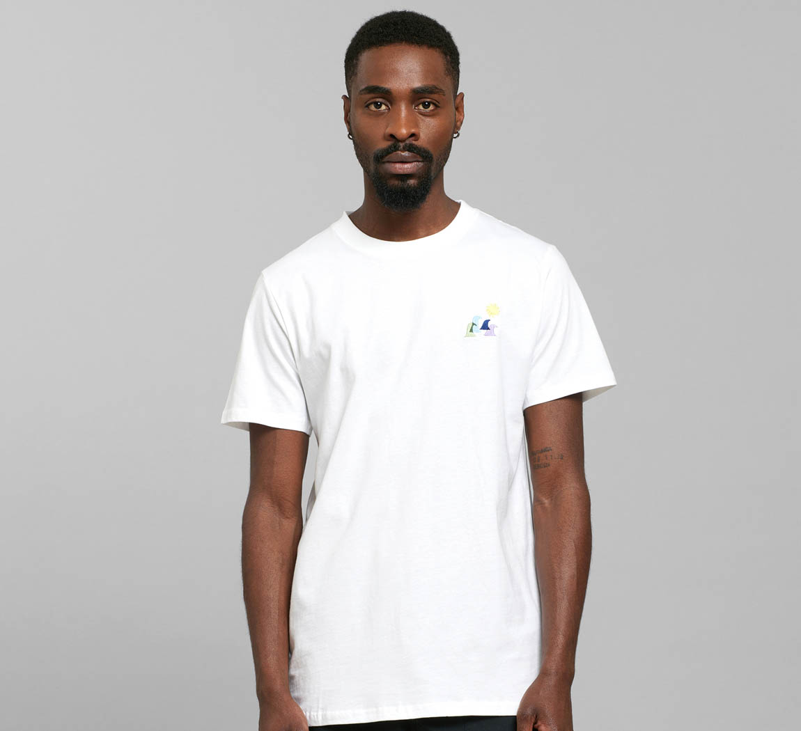 T-shirt homme en coton bio T-shirt Stockholm Jacquard