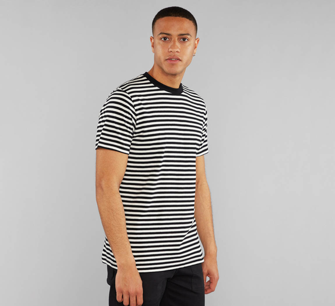 T-shirt homme en coton bio T-shirt Stockholm Jacquard
