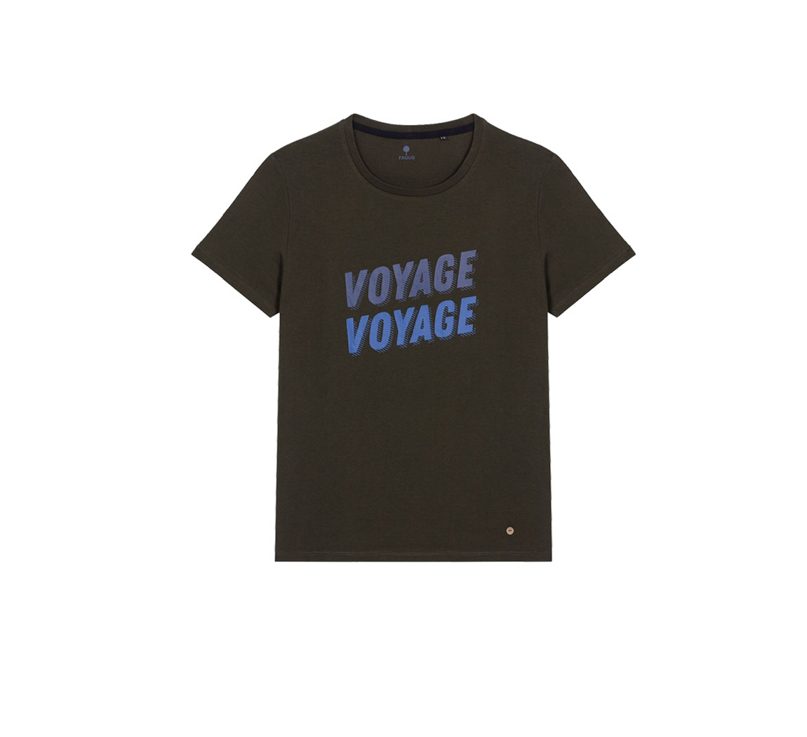 T-shirt faguo en coton Arcy F