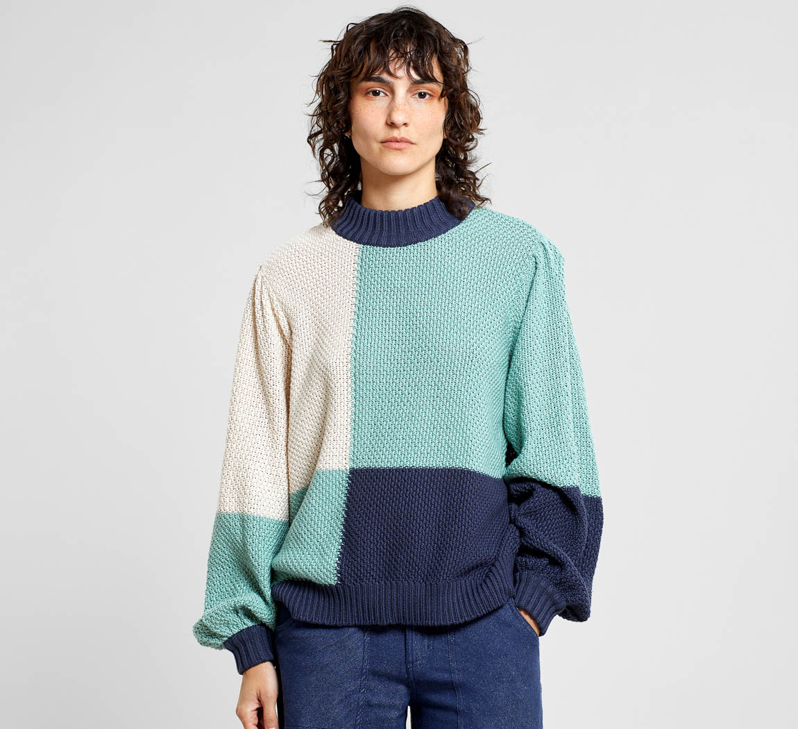 pull écologique femme Sweater Knitted Rutbo